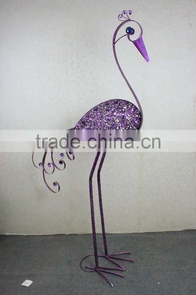 Metal peacock garden decoration
