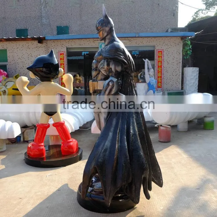Fiberglass batman sculpture for movie character