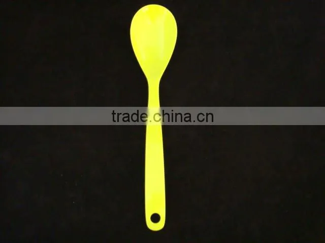 white melamine soup spoon