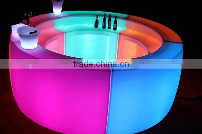 led bar counter/led bar table/led lighted furniture