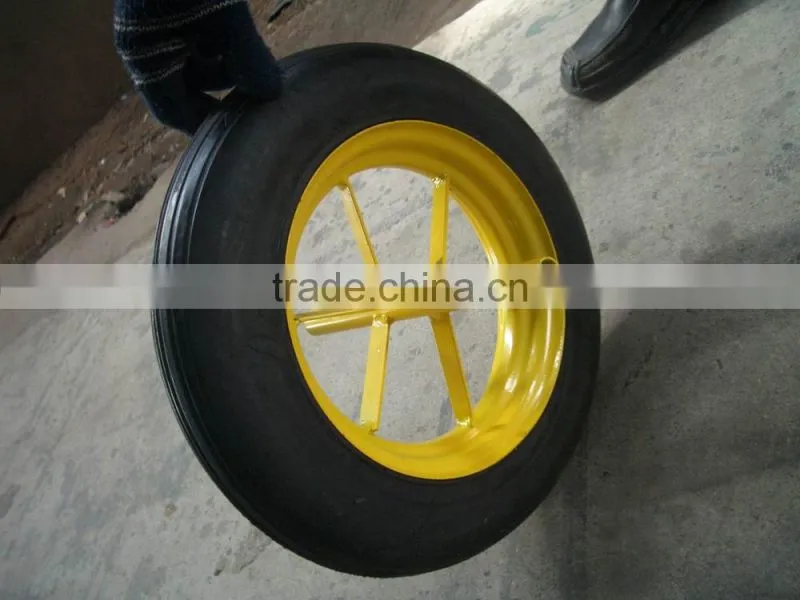 Solid rubber wheel size 15*3 solid wheel
