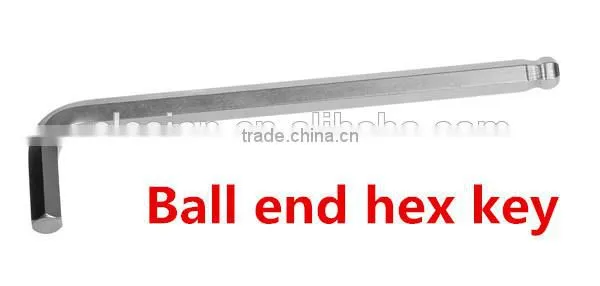 Carbon steel Ball ended hex key / Ball ended allen key wrench