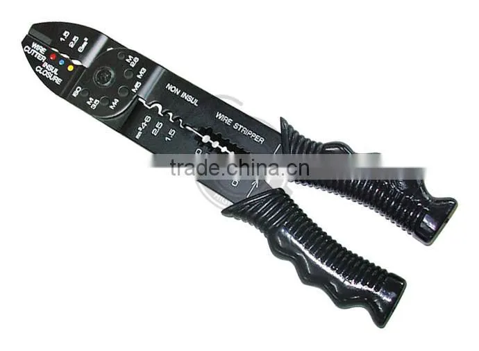 0.8-2.6mm Wire Stripper With Dip Plastic Grip Handle