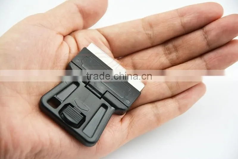 Single Edge Razor Blade Mini Scraper Holder + Blade Window Tint Tools