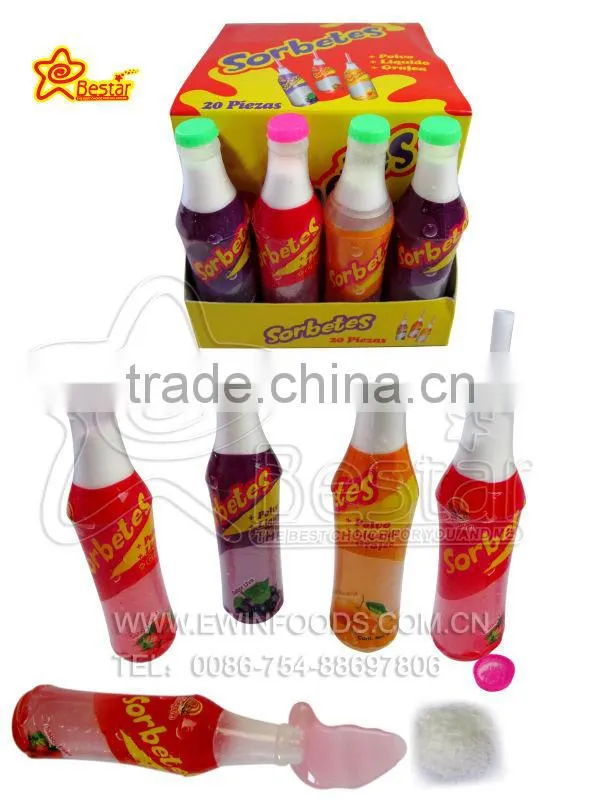 Fruit Jam with Sour Powder Fill in Bottle