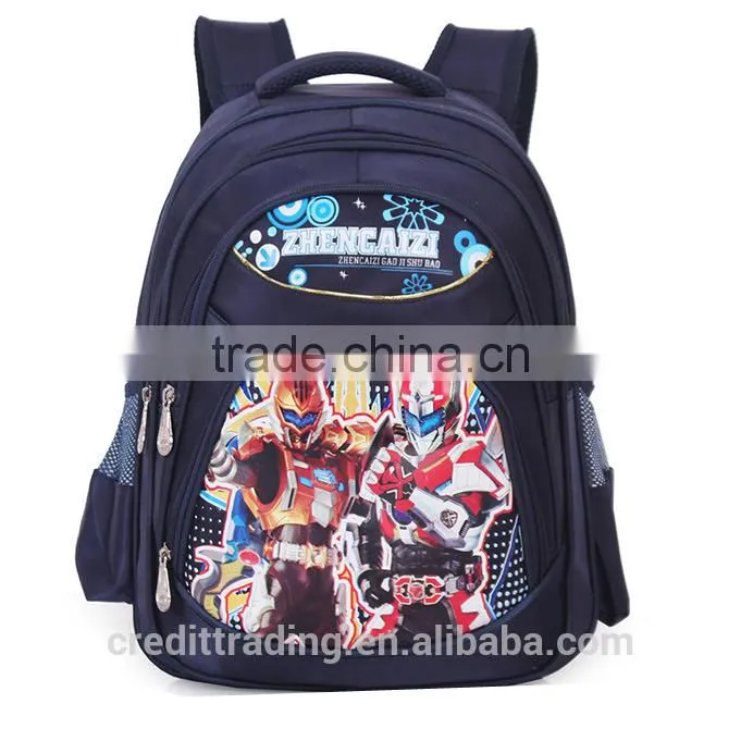 cute purple cartoon school bag for school girl