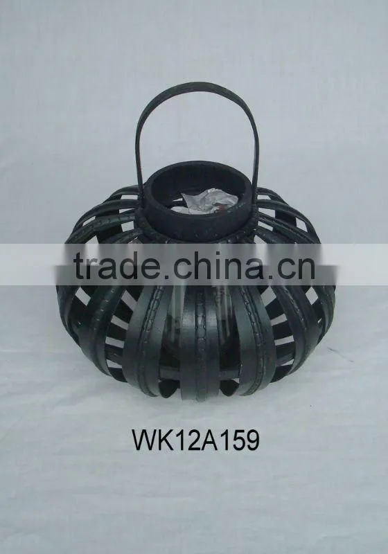 2013 New designed flower bamboo hanging lantern paper lantern