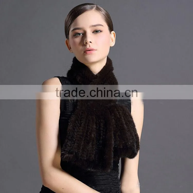 Brand new korean fashion fur shawls Knitting Scarf Shawl warmer neck wear