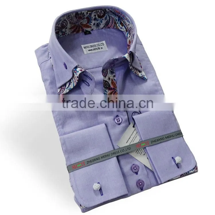 ladies' shirt button down shirt double collar blouse