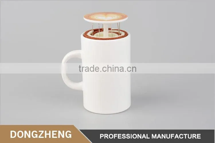New design innovative customized coffee mug sewing pin cushion
