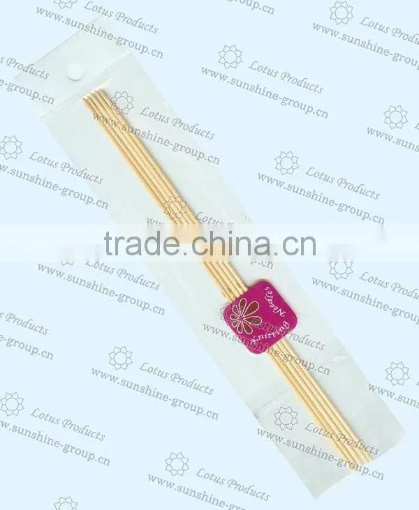 Bamboo Material Double Points Knitting Needles Sock Knitting Needle in Bilster Packing