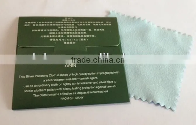 Polishing Superfine Fibre Peach Flannel Fabric Cloth For Silver or Gold Jewelry Polishing Cloth Flannels with Box