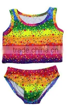 Kids Girls Mermaid Swimming Costumes Swimmable Bikini Set Swimwear Swimsuit