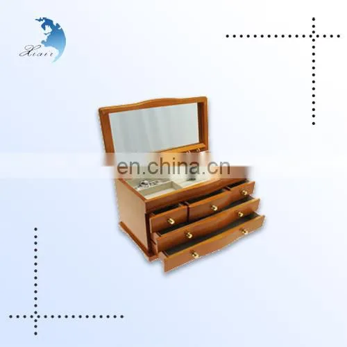 Beautiful Flower Pattern Decorative Wooden Gift Boxes For Jewelry