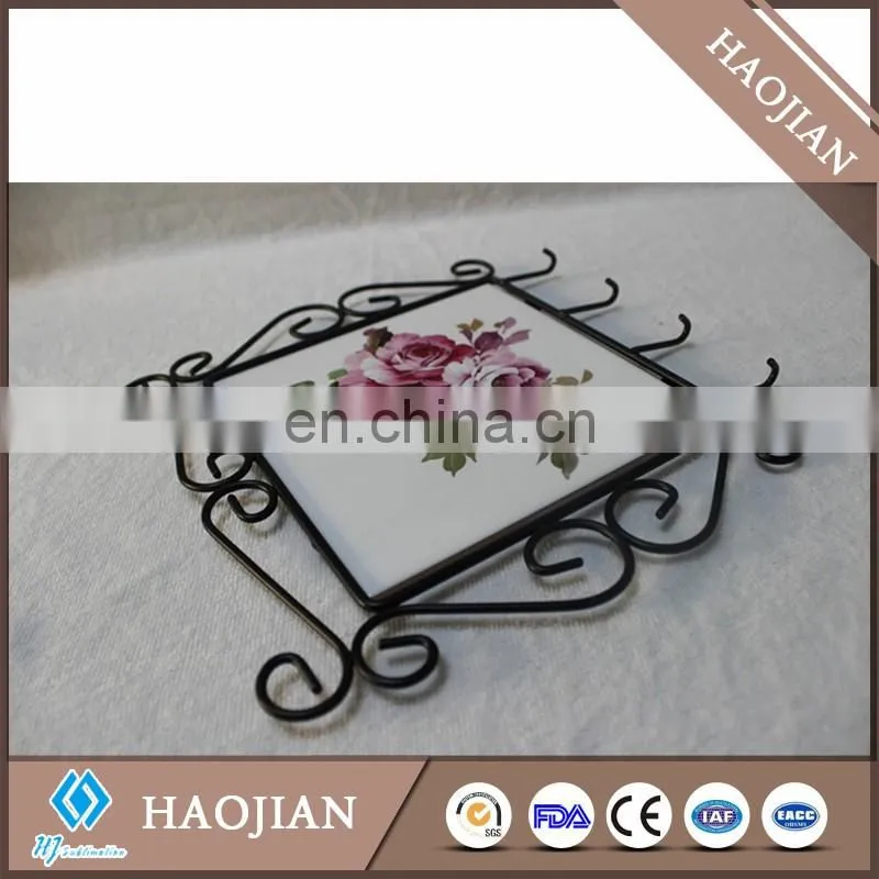 4 hook wrought iron racks for keys