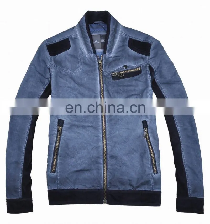 2017 latest design mens handsome pu leather gueqi motrocycle jacket