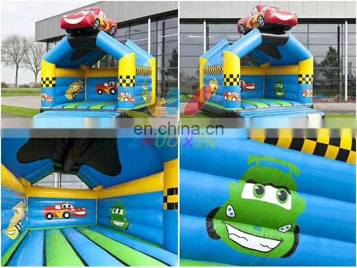 Popular used new design commercial air inflated trampolines