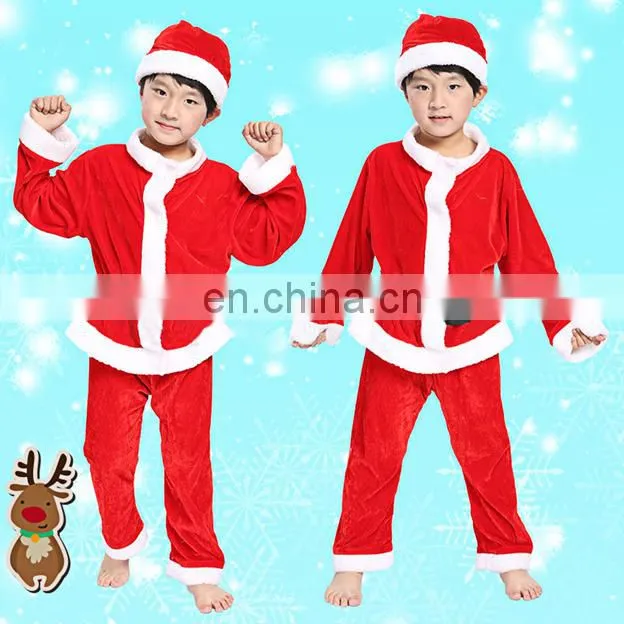 2017 Long Sleeve kids christmas party dresses, kids christmas fancy dress for boy