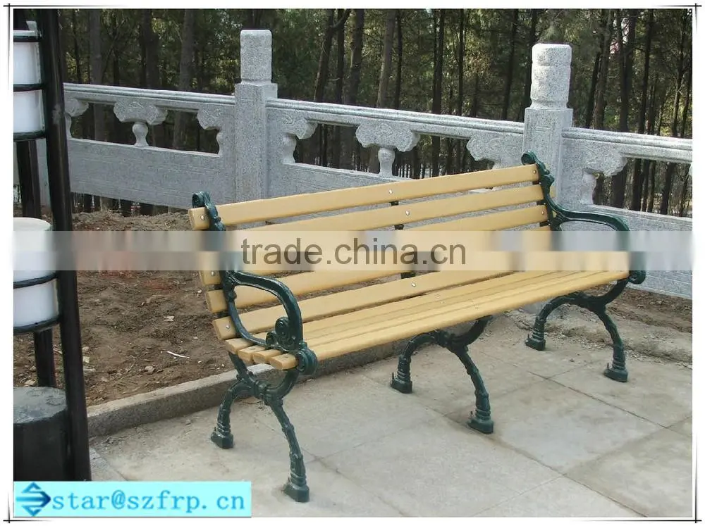 Fiberglass outdoor park corrosion-resistant chairs