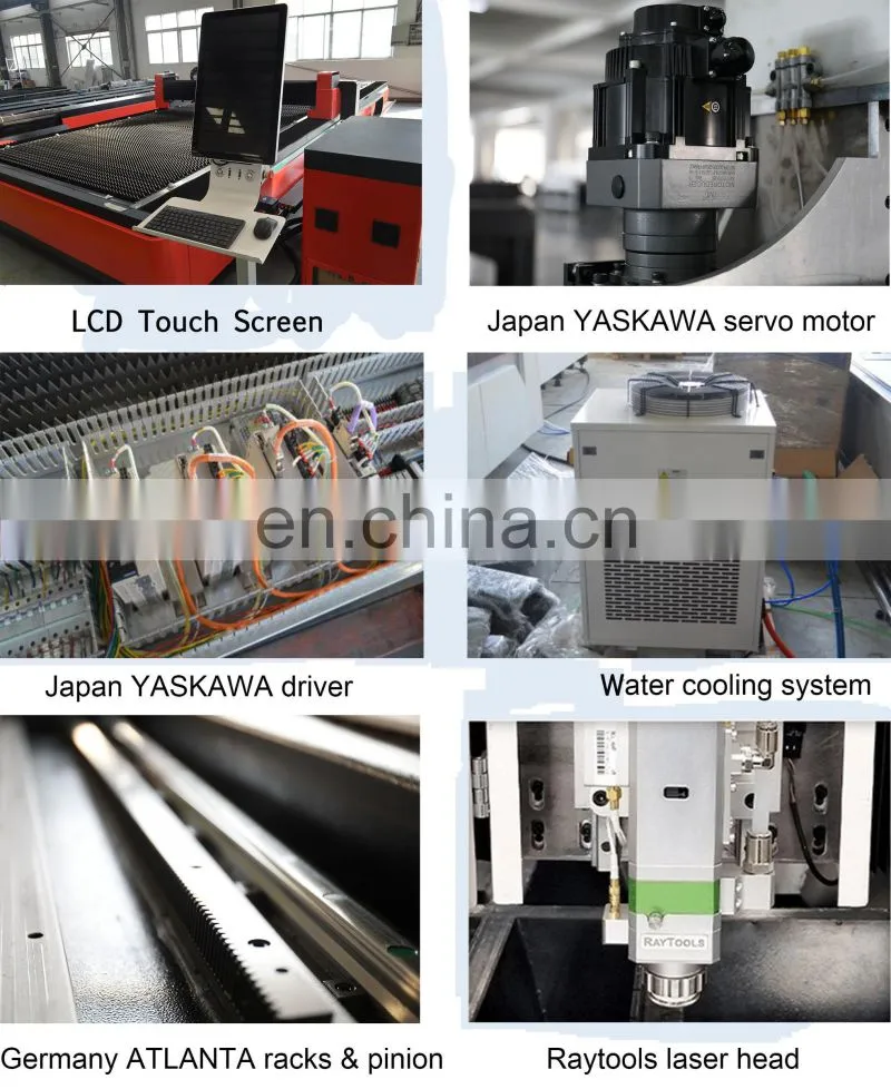 TPF-2060 1000W CNC Fiber laser metal sheet cutting machine laser power high efficient