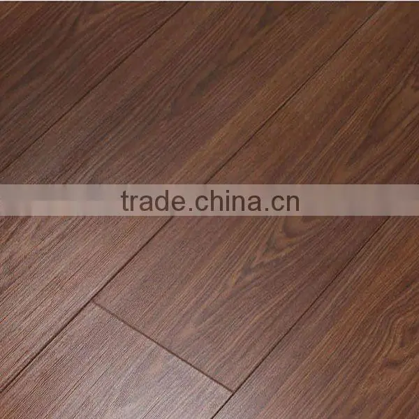 Walnut 12mm/8mm V-beel flooring laminate