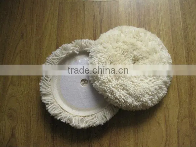 sheep wool buffing pad