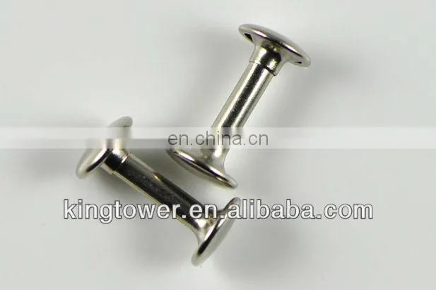 high quality large round head tubular rivets for leather