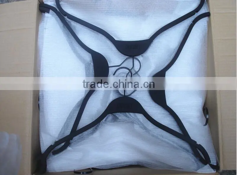Hot sale white solid plastic shirt and tee display hanger for shop