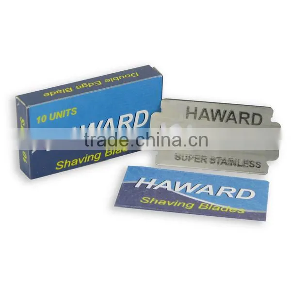 Double edge super stainless steel razor blade