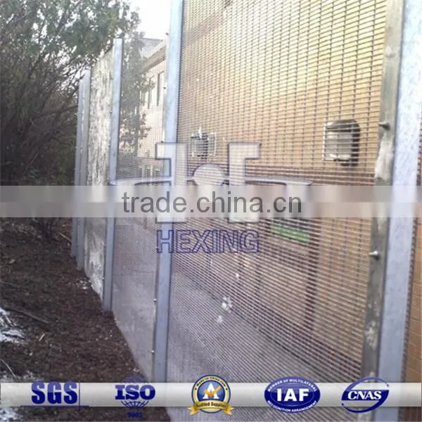 Galvanized anti climb 358 high security fencing system