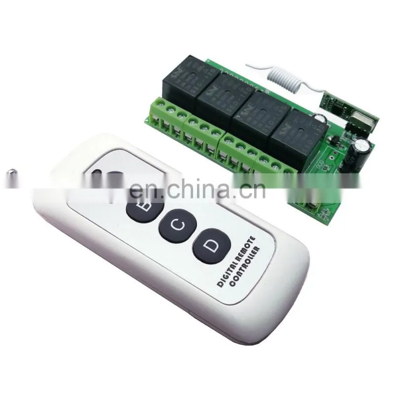12V learning type four-way remote control switch