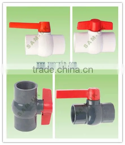 Plastic ball valve