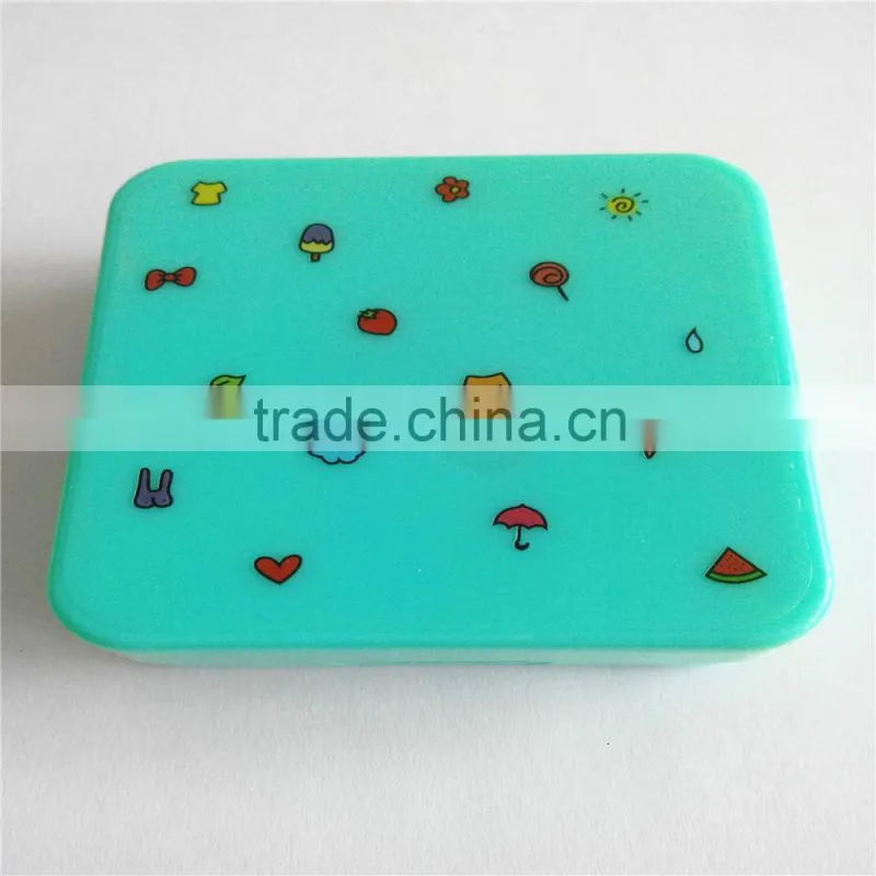 crazy eye contact case, mirrored plastic contact lens for girl
