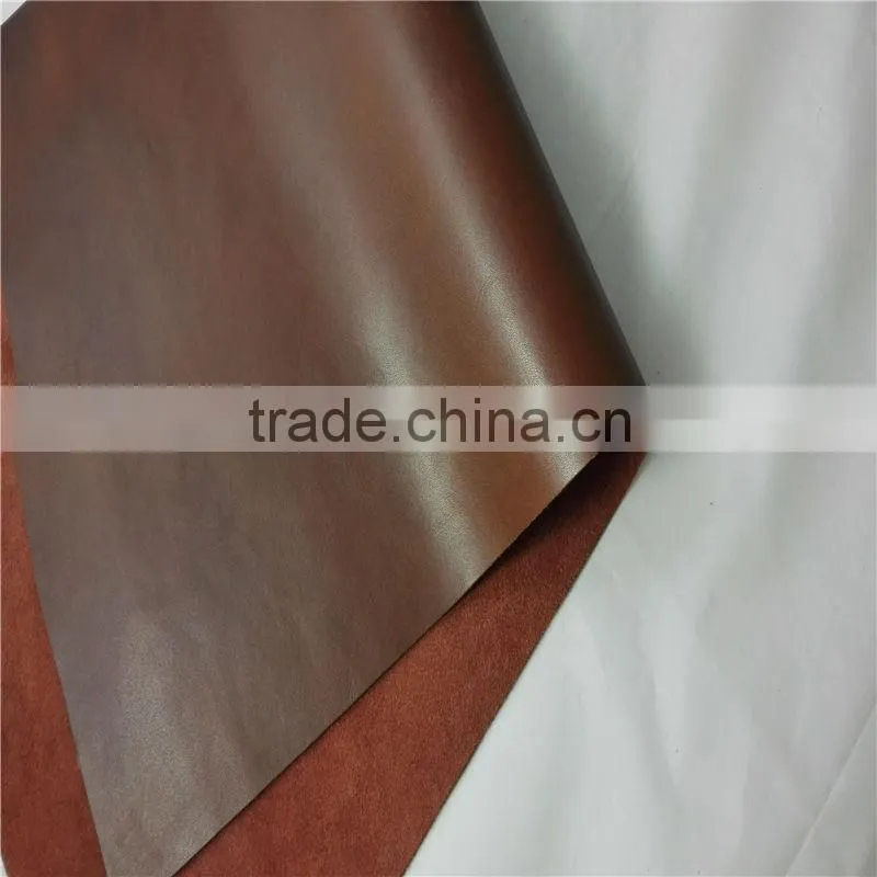 Genuine shiny cow leather for men shoes leather