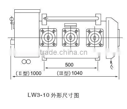 LW3-10KV LW3-12KV LW3-10G High Voltage Outdoor SF6 Circuit Breaker