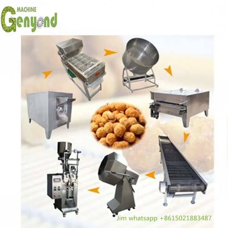 Peanut Roasting and Coating Product Line