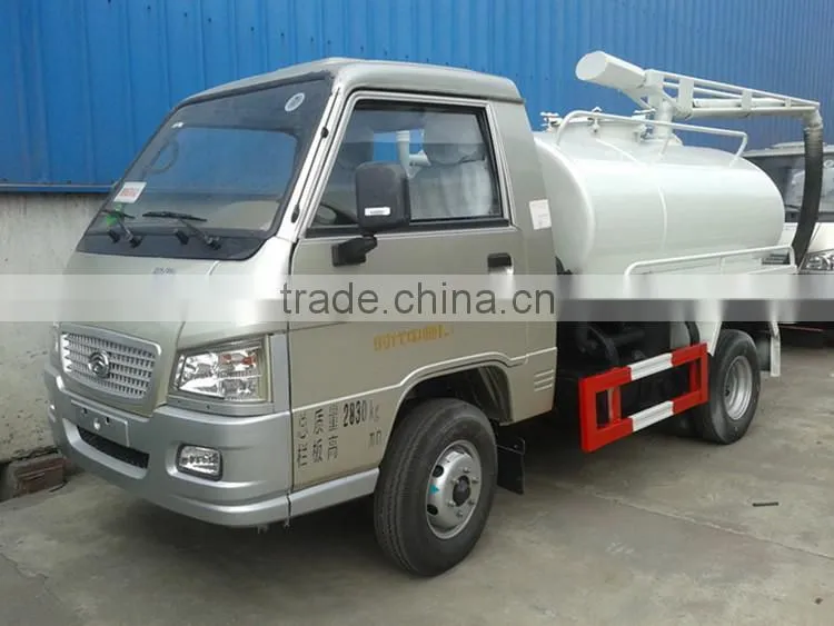 2015 Low price FOTON sewage tank for sale,4x2 sewage suction tanker truck