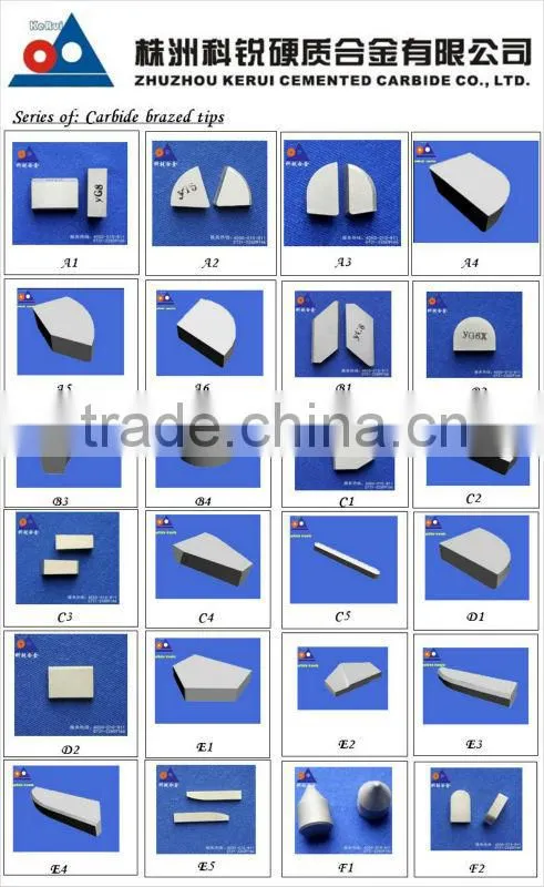 Zhuzhou Kerui Cemented Carbide tool bit inserts