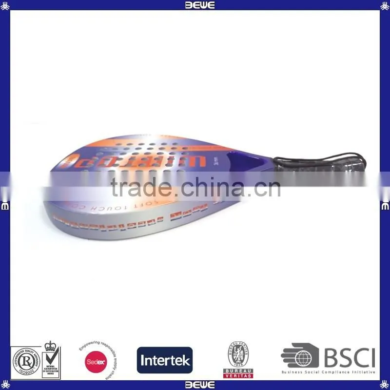 Hot fiberglass paddle racket with bag