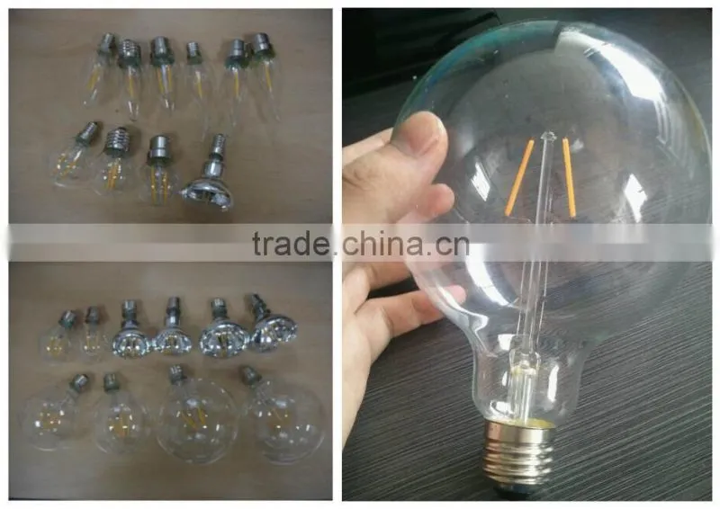 2016 new product hot selling! G125 4w 220v-240v led filament light with CE&RoHS 2Years Warantty