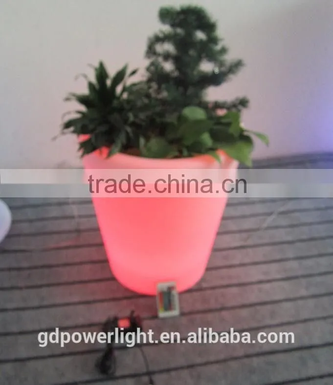 LED Flower pot and vases with remote control 3841A