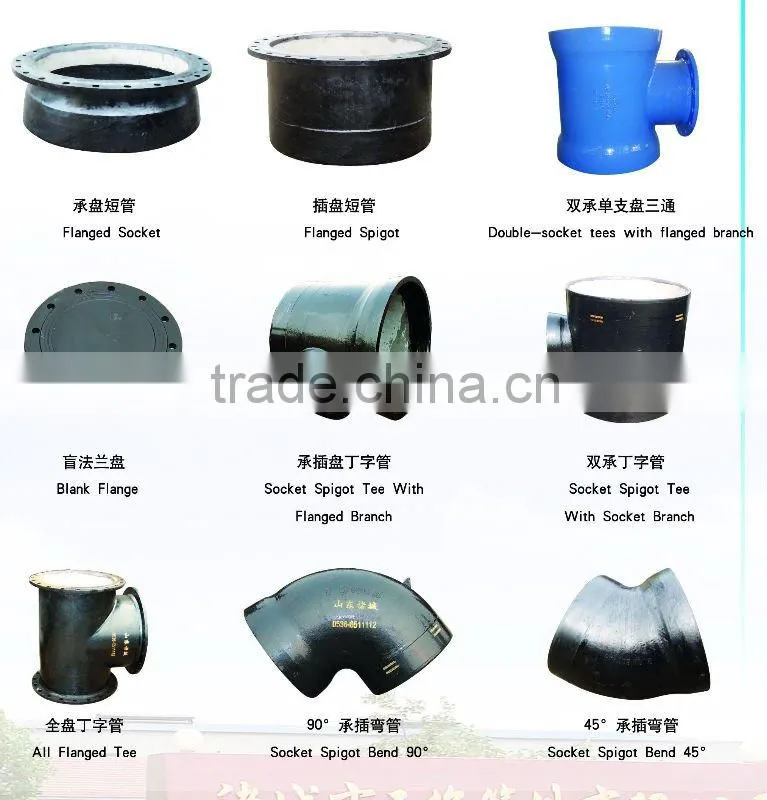 Ductile castiing iron pipe fitting