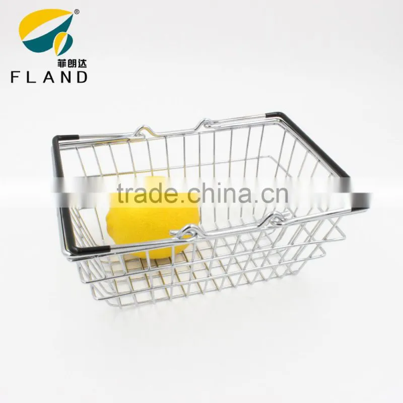 Yangjiang OEM high quality basket for children mini metal wire shopping basket
