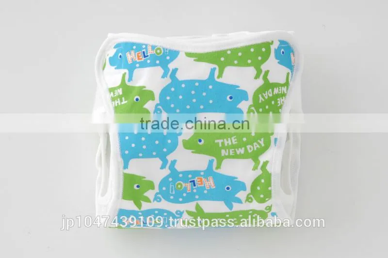 diaper manufacturer Japanese wholesale product high quality cloth nappies japan cover for newborn baby polyester 100% 2pcs set