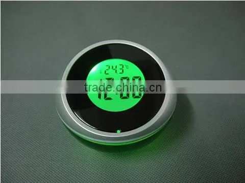 Creative LED Talking bobble Clock Digital Temperature Battery/USB power /electronic desk clocks display