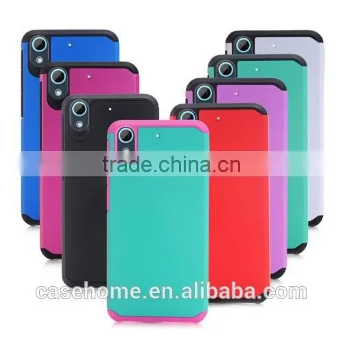 Shockproof Plastic Rubber Hybrid Impact Armor Case Cover For HTC Desire 626 626S