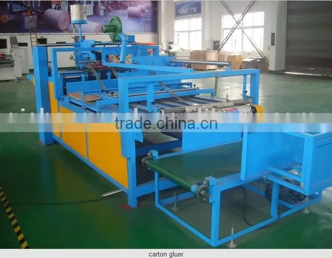 semi automatic carton folder gluer machine