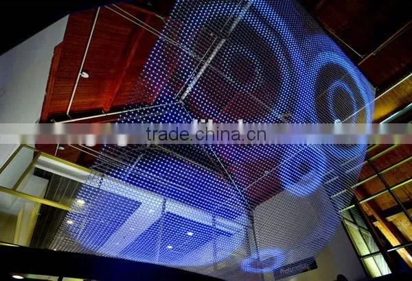 Soft and flexible ourdoor LED mesh screen for building/facade/stage/shows