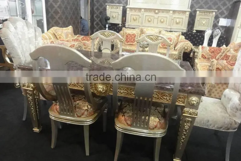 French style velvet dining room sets D1062