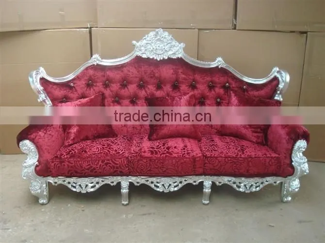 European style carved chaise sofa XY2812